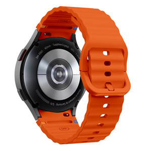 Bracelet de sport respirant en caoutchouc pour <span class=keywords><strong>Samsung</strong></span> <span class=keywords><strong>Galaxy</strong></span> <span class=keywords><strong>Watch</strong></span> 7 fe 6 <span class=keywords><strong>5</strong></span> 4, ceinture de montre intelligente étanche à la mode unisexe, vente en gros - Product Image 6