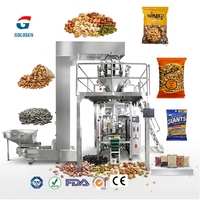 Automatische Verticale Granulaat Snacks Popcorn Verpakkingsmachine VFFS Chips Snoep Rijst Bonen Noten Huisdierenvoer Kussenverpakkingsmachine