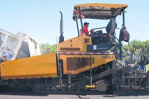 Pavimentadora de Asfalto Serie <span class=keywords><strong>SAP</strong></span>, Pavimentadora de Concreto para Carreteras con Motor y Bomba SAP60C-8, Ancho Máximo de Pavimentación, Componentes Principales - Product Image 2