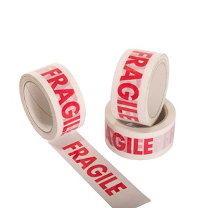 Tùy chỉnh in nước kích hoạt duy nhất hai mặt <span class=keywords><strong>Bopp</strong></span> dính Sticker Băng mong manh cho vận chuyển Bao bì với logo thương hiệu - Product Image 6