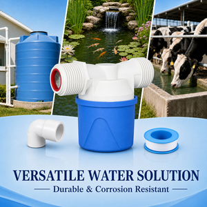 Vanne à flotteur pilotée à prix abordable, sans électricité, en plastique, pour le contrôle automatique du niveau d'eau des réservoirs - Product Image 6