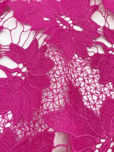 Fushia <span class=keywords><strong>Guipure</strong></span>/cordino in pizzo per festa nuziale tessuto di pizzo ricamato - Product Image 6