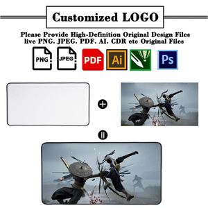 Alfombrilla de Escritorio Personalizada de Alta Calidad al por Mayor, Alfombrilla de Ratón para Juegos Extendida con Tela Suave en Existencia - Product Image 3