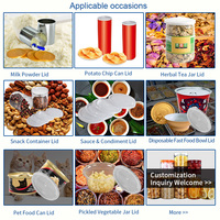 Machine de capsulage entièrement automatique anti-poussière à couvercle souple, avec alimentation et abaissement automatiques des bouchons, pour le scellage des bouteilles et des pots