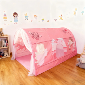 Mosquitero Infantil para Niños, Diseño de Barco Pirata, Casa de Juegos, Princesa Rosa, Tienda de Campaña Familiar para Interiores - Product Image 3