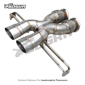 Silenziatore Posteriore BSK per Lamborghini Temerario V8 4.0T 2025-2026, Nuovo Sistema <span class=keywords><strong>di</strong></span> Scarico Boska con Tubi SUS304 e Suono Dinamico - Product Image 6