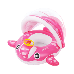 Trẻ sơ sinh & bé hồ bơi bơm hơi Float với có thể tháo rời mặt trời bảo vệ bóng nước vui chơi giải trí cơ sở dù để che nắng cho trẻ sơ sinh trẻ mới biết đi - Product Image 4