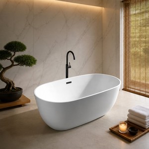 Bañera Acrílica Independiente <span class=keywords><strong>de</strong></span> Alta Calidad, Diseño Personalizado para Bebés, Estilo Hotel, Moderna, para Baño <span class=keywords><strong>de</strong></span> Villa - Product Image 2