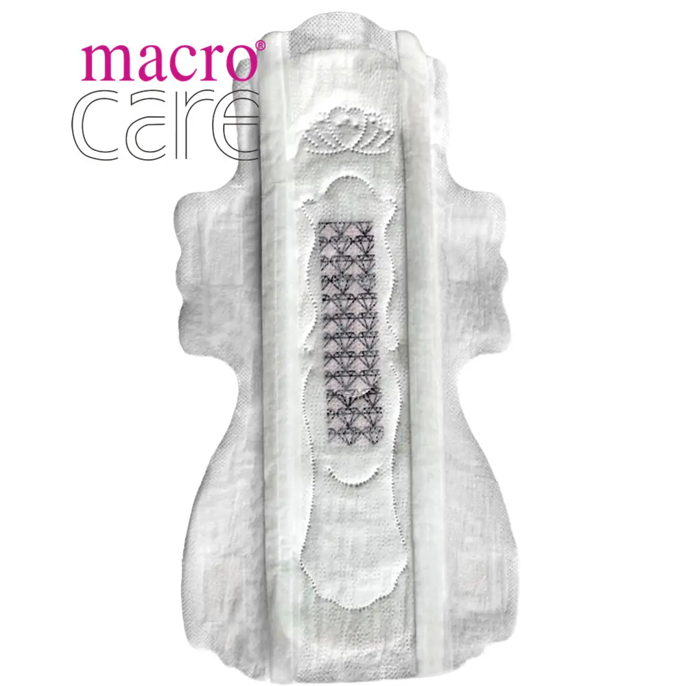 Macrocare อินทรีย์ที่มีเทคโนโลยีสูงกราฟีนไอออนประจุลบผ้าอนามัยผ้าอนามัยผู้หญิงแผ่นสำหรับผู้หญิง