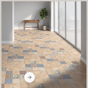 Carreaux de céramique modernes marocains émaillés 300x300mm, carreaux décoratifs pour sols et murs, pour l'intérieur, les salles de bain, les écoles et les villas - Product Image 1