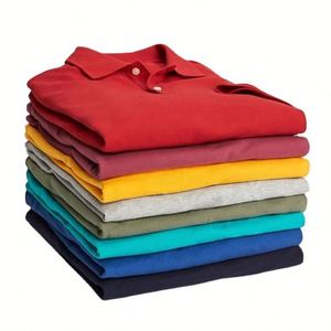 เสื้อโปโลผู้ชายแบบ OEM ออกแบบเองได้ คุณภาพสูง ผ้าฝ้าย 240 กรัม เสื้อโปโลเปล่าปักโลโก้ เสื้อโปโลสำหรับเล่นกีฬากอล์ฟ - Product Image 4