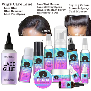 Colle capillaire OEM bio imperméable à tenue ultra forte, parfumée pastèque, myrtille, fraise, ananas, adhésif pour perruques, effet fondant pour dentelle, MOQ - Product Image 1