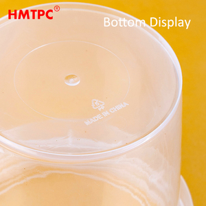 Nhỏ cấp thực phẩm Vòng với nắp và xử lý rõ ràng Nhựa thùng Nhựa thùng nhựa xô - Product Image 3