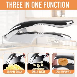 2 in 1 Premium Manual Stainless Steel Garlic Press Crusher Slicer Eco-Friendly - Product Image 4