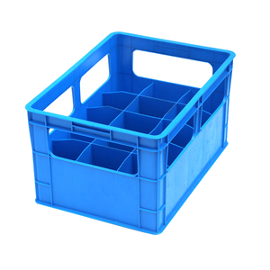 <span class=keywords><strong>Canasta</strong></span> de Plástico Verde para Bebidas, Capacidad para 24 Botellas, 4 Asas, para Transporte y Almacenamiento de Cerveza, Vino y Agua - Product Image 3