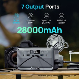 100W 89.6Wh Portable Power Station Solar Generator MPPT Controller Flashlight Jump Starter Camping Emergency <b>Backup</b> Model 10 - Product Image 3