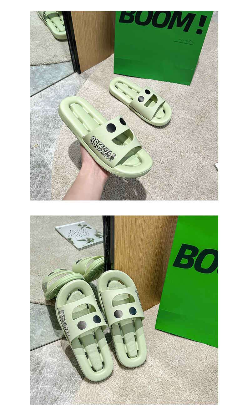 Couples Bathroom Non-slip Hollowed Out Bath Slippers for Men Women EVA PVC Slides