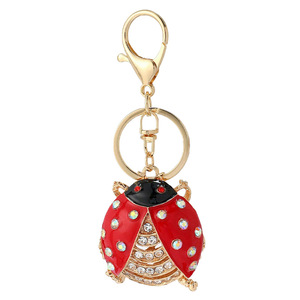 Käfer-Schlüsselanhänger Großhandel Strass-Insekten-Anhänger Kristall-Taschenanhänger Geschenk für Frauen Autoschlüssel - Product Image 5