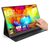 Écran tactile portable OEM personnalisé de 15,6 pouces, écran USB IPS pour PC portable, HDR, haut-parleur intégré pour ordinateur de bureau