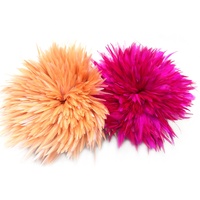 Plumes de coq blanc teint, lot de 50 pièces, pour bricolage, collection 4.5-6 pouces, fait en plastique, attrapeur de rêves