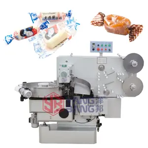 YB-600S çift büküm şeker paketleme makinesi/yuvarlak şeker Kinking paketleme makinesi