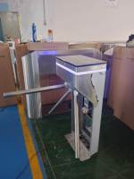 Lecteur de carte à code QR, tourniquet trépied, barrière de contrôle d'accès automatique trépied
