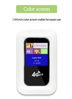 Modem portable 4G LTE M9, routeur WiFi mobile Cat 4 avec carte SIM et batterie 3000 mAh pour une utilisation en extérieur et en intérieur