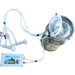Máquina de Ordeño Pulsante Recargable de Acero Inoxidable de Alta Productividad para Vacas y Ovejas, Herramienta Agrícola Usada, Pequeña y de Alta Productividad para el Hogar - Product Image 4