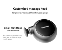 Pistolet de massage musculaire sans fil puissant avec logo personnalisé, pistolet de massage manuel, mini pistolet de massage portable super compact, 4 niveaux de vitesse
