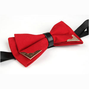 Tinta unita di alta qualità in metallo <span class=keywords><strong>papillon</strong></span> per uomo festa di nozze farfalla <span class=keywords><strong>camicia</strong></span> cravatta rosso blu verde <span class=keywords><strong>papillon</strong></span> - Product Image 1