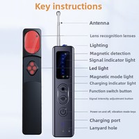 Stylo de détection intelligent Libot T18, infrarouge sans fil, détecteur de caméra anti-espionnage pour hôtel, avec support OEM, noir, garantie 1 an