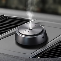 Diffuseur de parfum automatique portable sans eau en métal pour voiture, machine d'aromathérapie sans fil intelligente, purificateur d'air, huile essentielle, encens