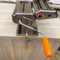 Machine électrique professionnelle de fabricant de pâtes nouvelle maison et restaurant utilisation manuelle machine à nouilles et pâte ronde machine à nouilles manuelle