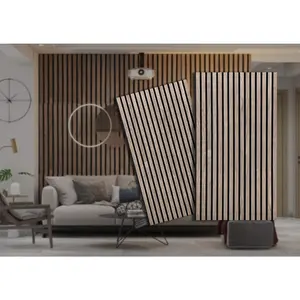 KASARO 정품 방음 벽 음향 패널 나무 벽 보드 오크 슬랫 음향 패널