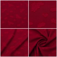 Colección Jacquard Serie 52 5201-5224 Jacquard de Poliéster Tejido con Patrones de Flores en 3D 100% Poliéster 140gsm 148cm