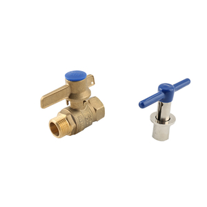 Bmag ISO Chứng Nhận 1/2 "-2" Brass Có Thể Khóa Bóng Nước Van Đồng Hồ Nước Khóa Van Với Key - Product Image 4