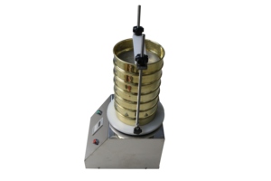 Agitateur vibrant vertical efficace pour tamis d'échantillons avec minuterie numérique, tamis de laboratoire résistant à la corrosion avec composants de tamisage testés - Product Image 1