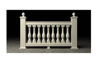 Moulures de colonnes romaines élégantes en polystyrène EPS pour garde-corps de mur extérieur avec traitement de surface filmé