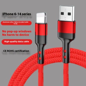 <span class=keywords><strong>Cavo</strong></span> di Ricarica Rapida USB per <span class=keywords><strong>Apple</strong></span> iPhone, Nuovo Design Intrecciato con Rivestimento in Nylon, Logo Personalizzabile Stampabile per Telefoni Cellulari - Product Image 2