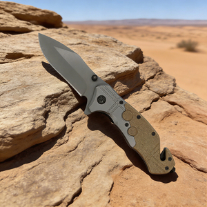 Couteau pliant de survie, couteau de poche en acier inoxydable avec bolster, nouvelle fonction pour le camping et la chasse en extérieur - Product Image 1