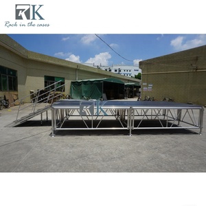 Escenario de Instalación Rápida con Gran Capacidad de Carga, Construcción de Aluminio y Madera Contrachapada, Capacidad de 750 kg/m² para Espectáculos - Product Image 1
