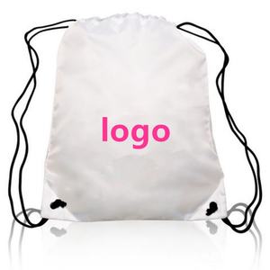 กระเป๋าเป้สะพายหลังแบบเชือกผูก ผลิตจากโพลีเอสเตอร์ 210D กันน้ำ สำหรับกีฬา โปรโมชั่น พิมพ์โลโก้ตามสั่ง ขายส่ง - Product Image 4