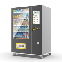 Distributeur automatique de boissons froides à écran tactile numérique de haute qualité 21,5 pouces à vendre Gâteau et nouilles