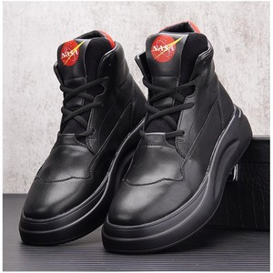New High Top Casual <b>Shoes</b> for Outdoor Fashion Trend, Thick Sole <b>Height</b> <b>Increase</b>, Anti slip and Wear-resistant Men's <b>Shoes</b> - Product Image 4