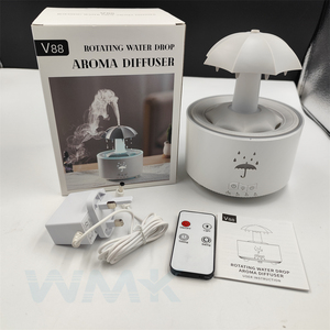 Nuevo humidificador de aire inteligente con Control remoto eléctrico, niebla fría, rotación, diseño de gota de lluvia, difusor de Aroma para dormitorio, estilo paraguas - Product Image 6