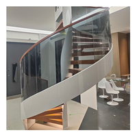 Escalier en colimaçon préfabriqué directement de l'usine, escalier rotatif intérieur/extérieur, structure en acier gain de place pour loft