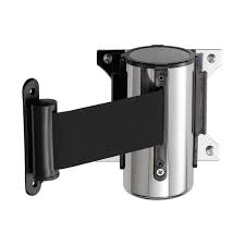 Barriera a Nastro Retrattile da Parete per Controllo Folla in Acciaio Inossidabile - Product Image 3