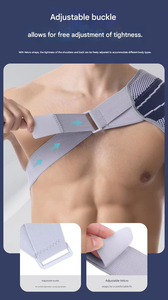 Attelle d'épaule ajustable en tricot avec logo personnalisé, respirante, pour le soutien et le soulagement de la douleur, pour hommes et femmes - Product Image 6