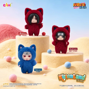 Auténtico EAKI Naruto Shippuden Kitty Land Set Completo 12 Estilos Sin Duplicados Peluche Suave Caja Sorpresa Coleccionable Regalo para Fans - Product Image 4