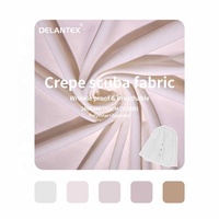 Delantex SCUBA CREPE 280GSM SPANDEX TISSU 95% POLYESTER 5% SPANDEX TELA MOSS CREPE TELAS POUR VÊTEMENTS ROBE